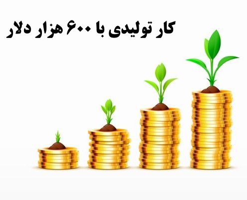 ✔️ کار تولیدی با 600 هزار دلار  ✔️ با 600 هزار دلار چه کاری می توان انجام داد ؟  ✔️ سرمایه گذاری با 600 هزار دلار   ✔️  درآمد خوب با 600 هزار دلار  ✔️ احداث خط تولید با 600 هزار دلار
