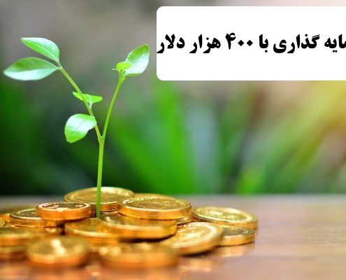 ✔️ کار تولیدی با 400 هزار دلار  ✔️ با 400 هزار دلار چه کاری می توان انجام داد ؟  ✔️ سرمایه گذاری با 400 هزار دلار   ✔️  درآمد خوب با 400 هزار دلار  ✔️ احداث خط تولید با 400 هزار دلار