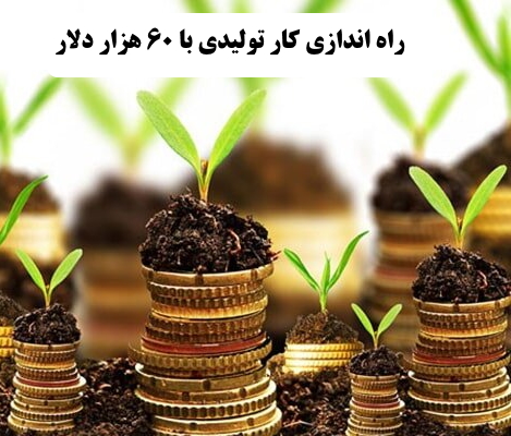 ✔️ کار تولیدی با 60 هزار دلار  ✔️ با 60 هزار دلار چه کاری می توان انجام داد ؟  ✔️ سرمایه گذاری با 60 هزار دلار   ✔️  درآمد خوب با 60 هزار دلار  ✔️ احداث خط تولید با 60 هزار دلار