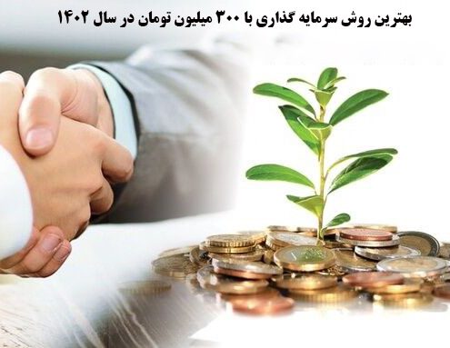 بهترین روش سرمایه گذاری با 300 میلیون تومان در سال 1402