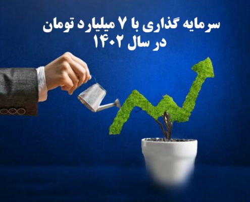 سرمایه گذاری با 7 میلیارد تومان در سال 1402
