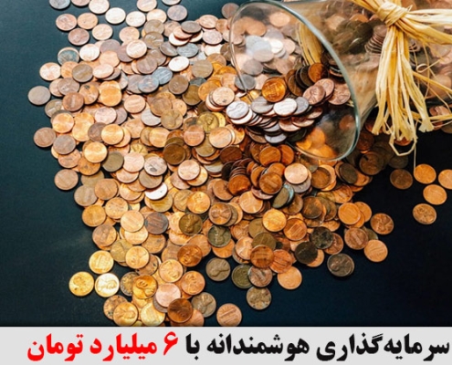 سرمایه‌گذاری هوشمندانه با 6 میلیارد تومان